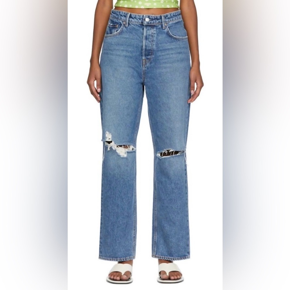 Grlfrnd - Amanda Mid Rise loose Boyfriend Jeans